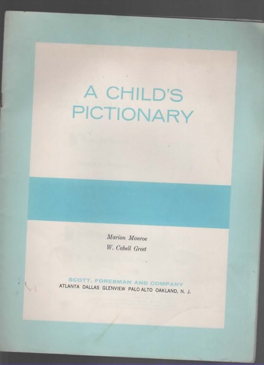 A CHILD'S PICTIONARY