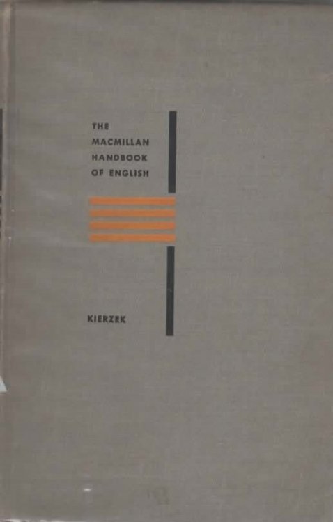 THE MACMILLAN HANDBOOK OF ENGLISH