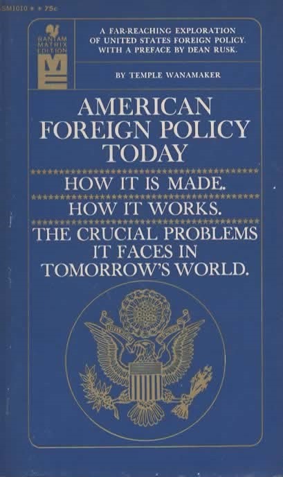 AMERICAN FOREIGN POLICY TODAY