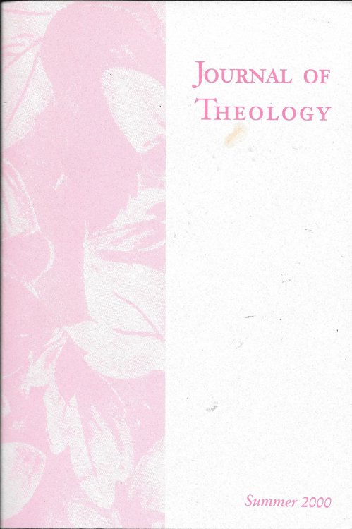 JOURNAL OF THEOLOGY -- SUMMER 2000