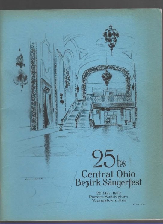 25tes Central Ohio Bezirk Saengerfest, 20. Mai 1972