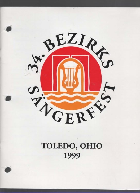 34. Bezirks Saengerfest, 1999