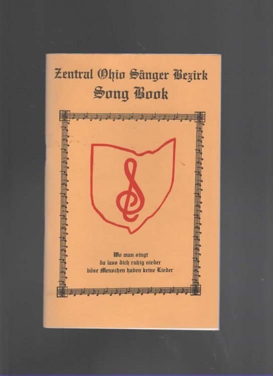 Zentral Ohio Sanger Bezirk Song Book