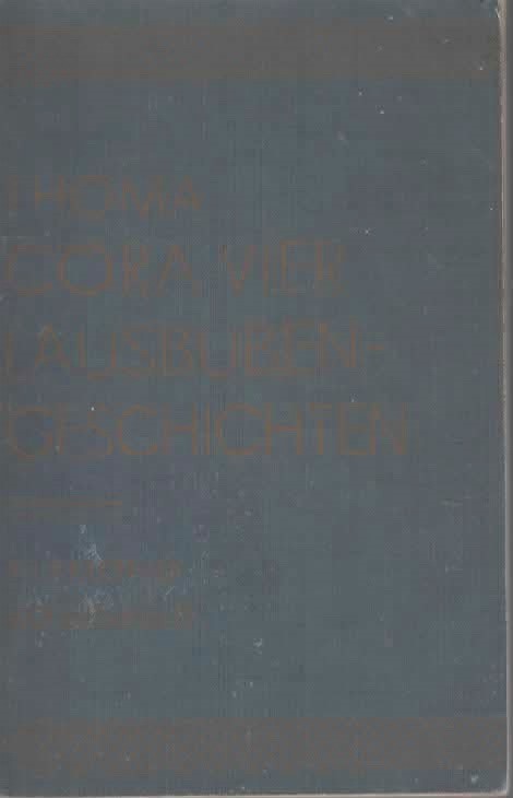 CORA VIER LAUSBUBENGESCHICHTEN