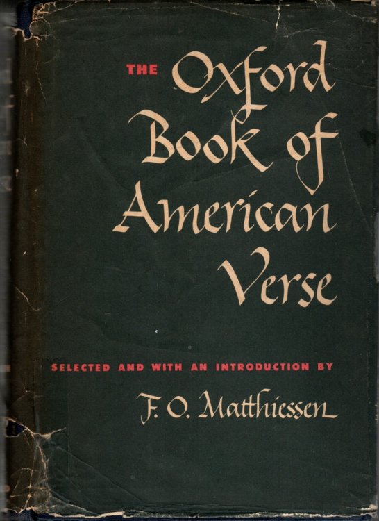 THE OXFORD BOOK OF AMERICAN VERSE
