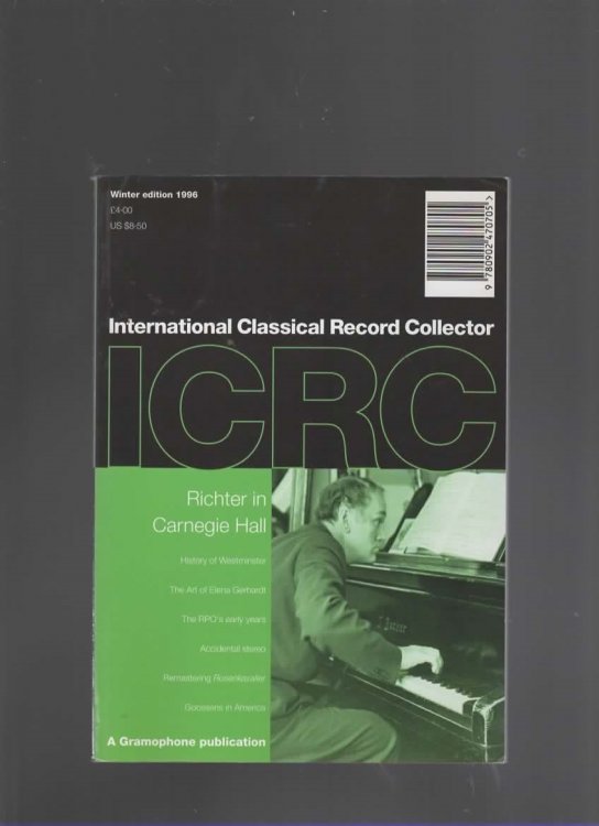 INTERNATIONAL CLASSICAL COLLECTOR WINTER EDITION 1996