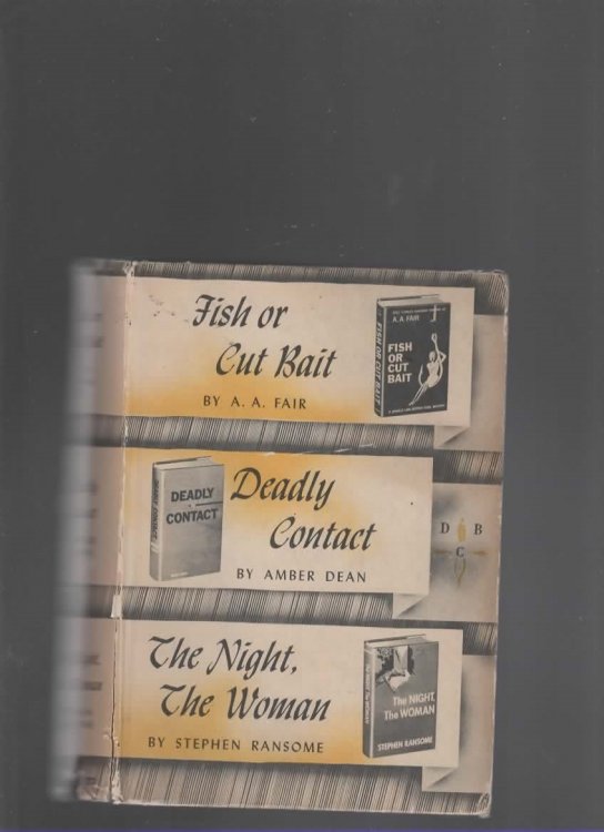 FISH OR CUT BAIT/ DEADLY CONTACT / THE NIGHT, THE WOMAN Detective BOOK CLUB