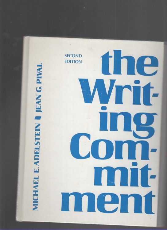 THE WRITING COMMITMENT