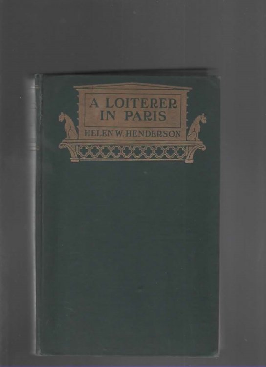 A LOITERER IN PARIS