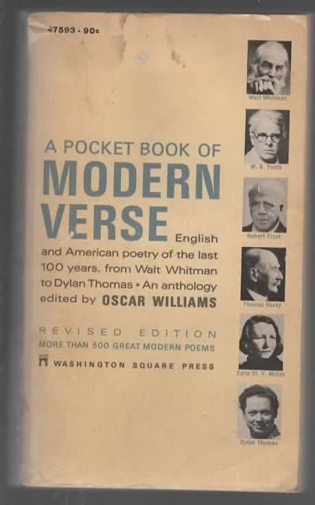 A POCKET BOOK OF MODERN VERSE English and American Poetry of the Last Hundred Years from Walt Whitman to Dylan Thomas