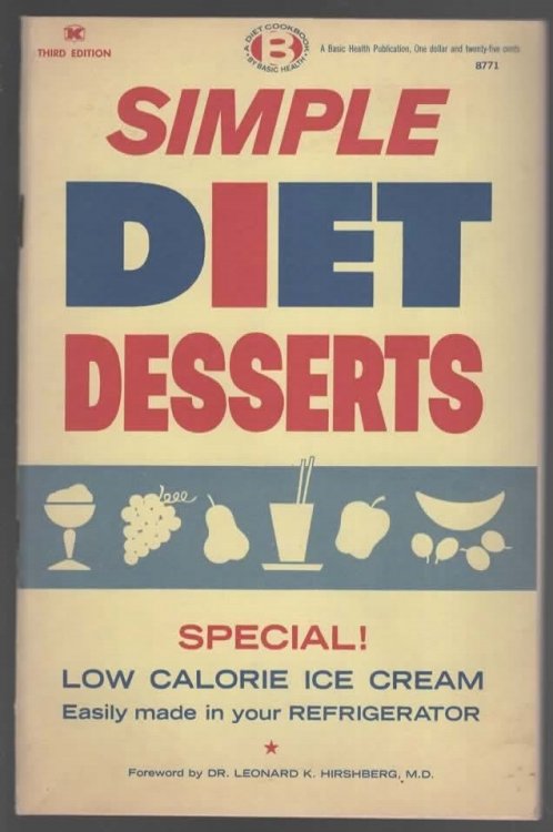 SIMPLE DIET DESSERTS Special! Low Calorie Ice Cream Easily Made in Your Refrigerator