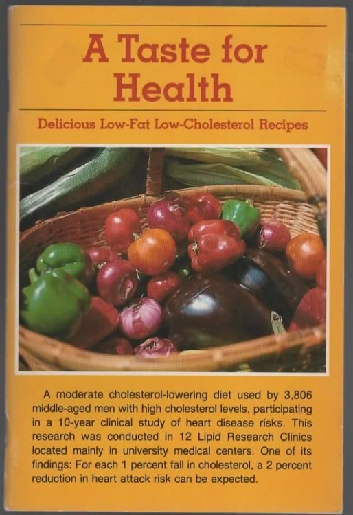 TASTE FOR HEALTH Delicious Low Fat Low Cholesterol Recipes