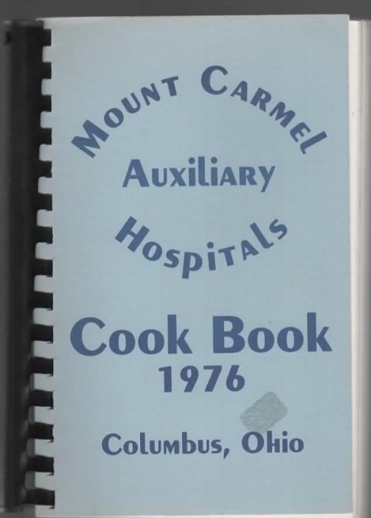 MOUNT CARMEL AUXILIARY HOSPITALS COOK BOOK 1976
