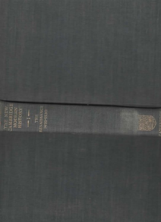 THE NEW CAMBRIDGE MODERN HISTORY, VOL. 1 The Renaissance, 1493-1520