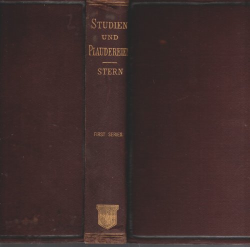 STUDIEN UND PLAUDEREIEN