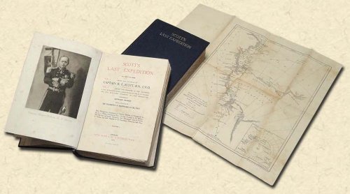 Scott's Last Expedition - Two Volumes. Vol I. being the Journals of Captain R.F. Scott, R.N., C.V.O. Vol II. being the Reports of the Journeys and the Scientific Work undertaken by Dr. E.A. Wilson and the Surviving Members of the Expedition.