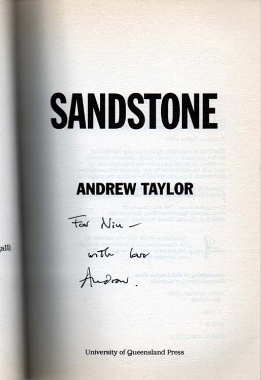 Sandstone - signed copy