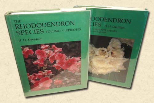 The Rhododendron Species - two volumes Volume 1: Lepidotes; Volume 2: Elepidote Species, Series Arboreum-Lacteum