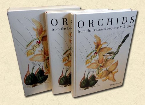 Orchids - two volumes, Texts and Illustrations from the Botanical Register 1815-1847