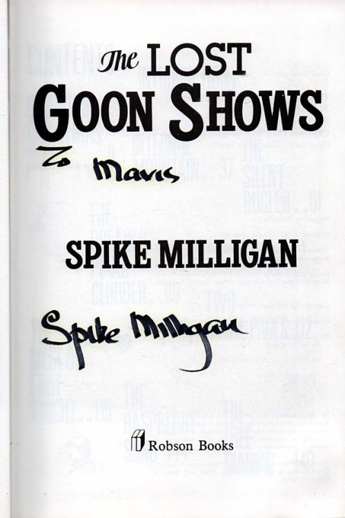 The Lost Goon Shows - signed 