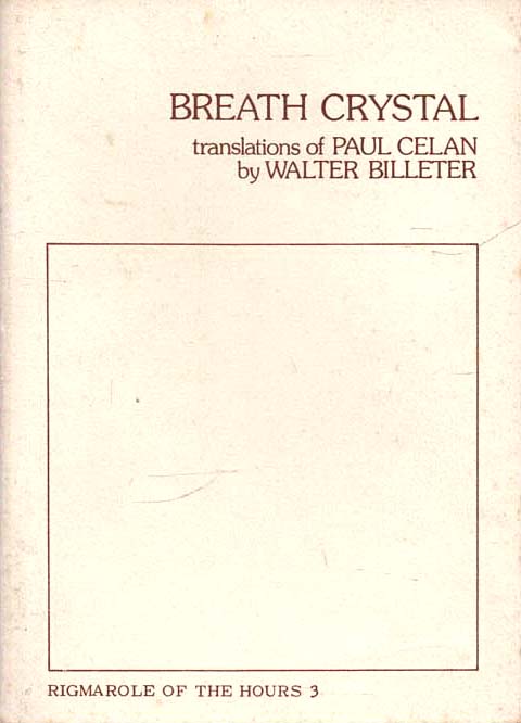 Breath Crystal - signed by translator Rigmarole of the Hours 3
