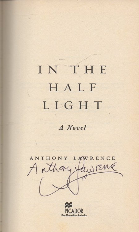 In the Half Light: signed