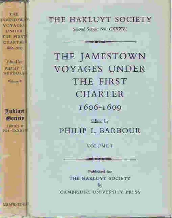 The Jamestown Voyages Under the First Charter, 1606-1609 - 2 vols.