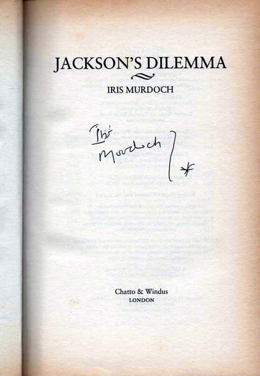 Jackson's Dilemma - signed