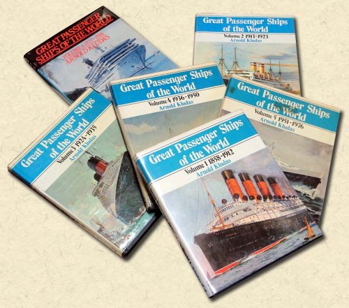 Great Passenger Ships of the World - six volumes (complete set)