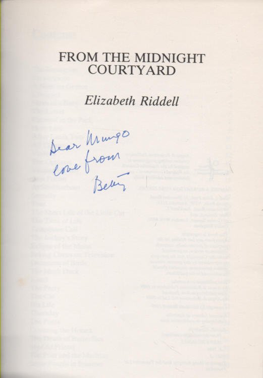 From the Midnight Courtyard - signed