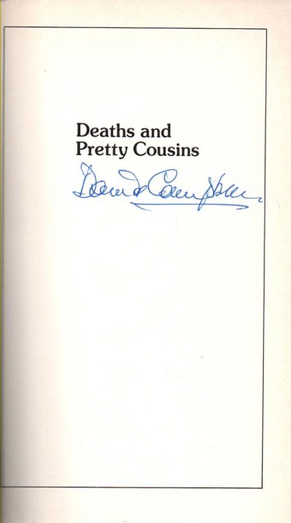 Deaths and Pretty Cousins - signed