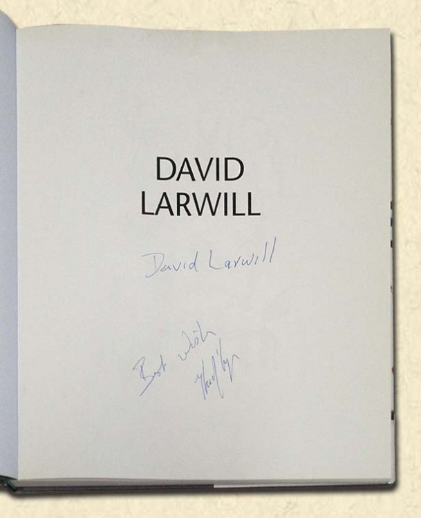 David Larwill: signed by artist