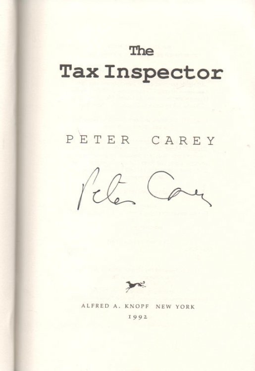 The Tax Inspector: signed copy