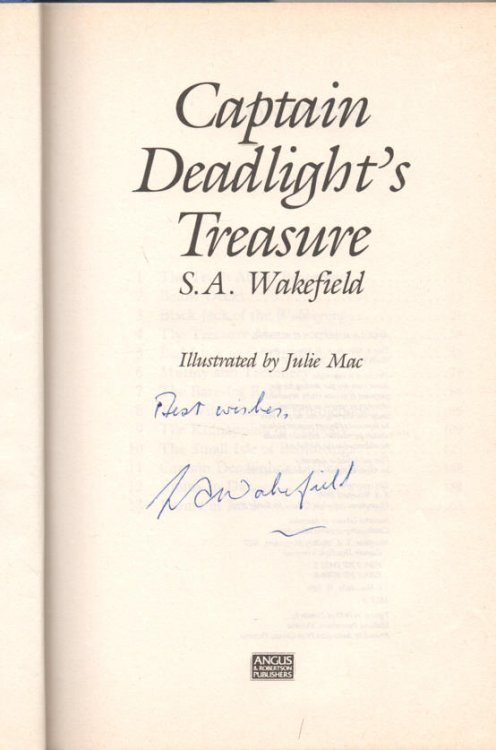 Captain Deadlight's Treasure - signed copy