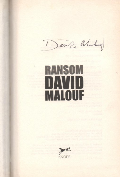 Ransom: signed copy