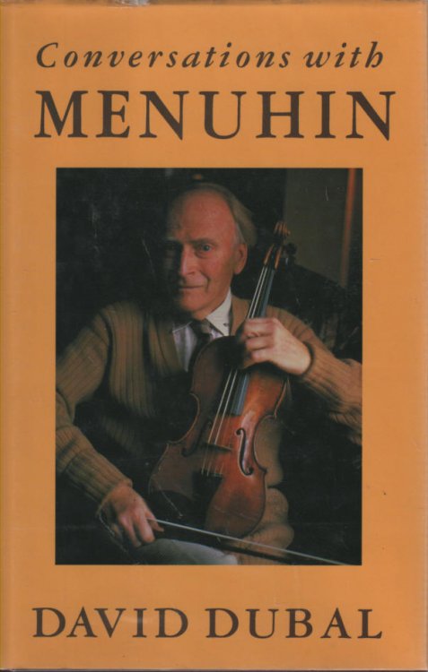 Conversations with Menuhin - signed by the author