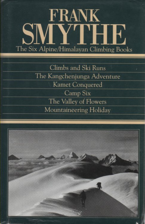 The Six Alpine/Himalayan Climbing Books Climbs and Ski Runs; The Kangchenjunga Adventure; Kamet Conquered; Camp Six; The Valley of the Flowers; Mountaineering Holiday