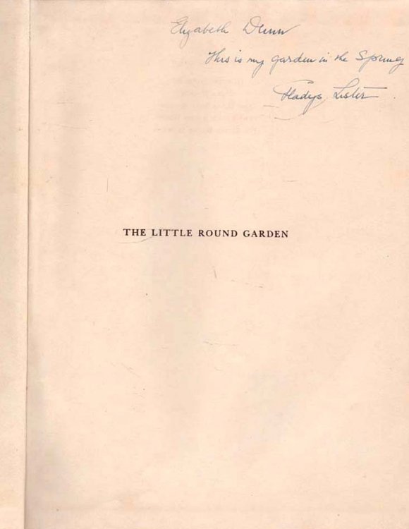 The Little Round Garden - signed