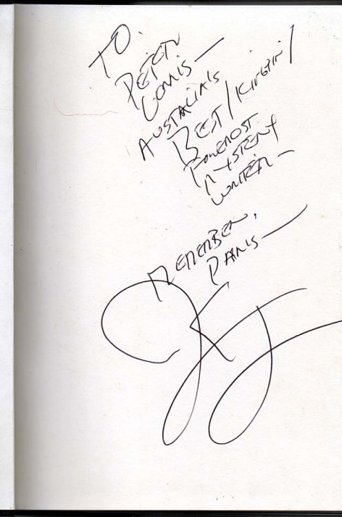 White Jazz - signed association copy