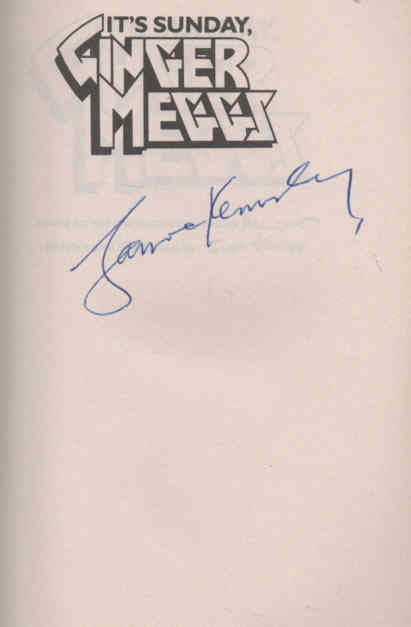It's Sunday, Ginger Meggs: signed copy
