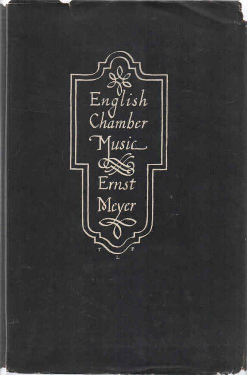 English Chamber Music The History of a Great Art from the Middle Ages to Purcell