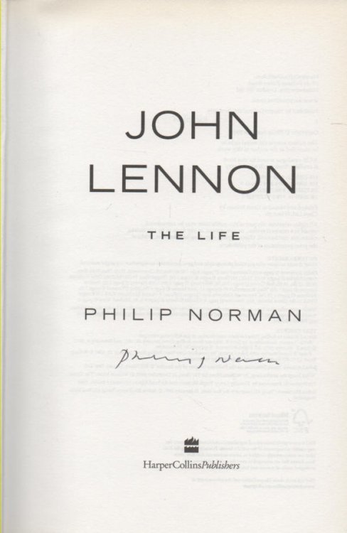 John Lennon: The Life: signed copy