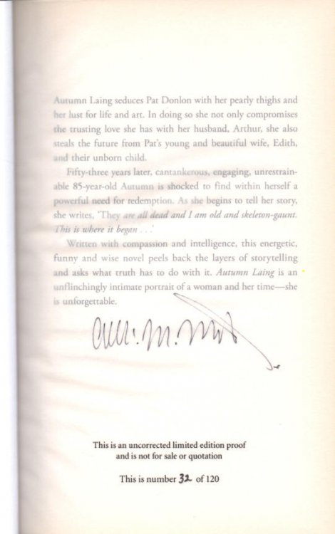 Autumn Laing - signed, limited edition