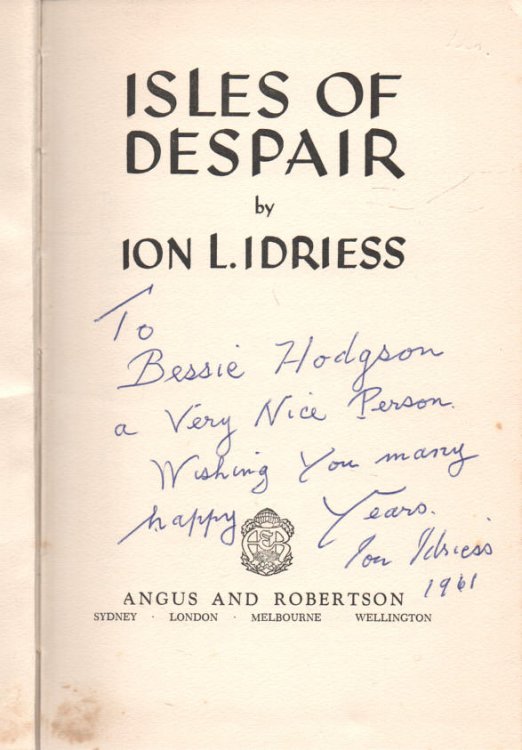 Image for Isles of Despair - signed Isles of Despair - signed