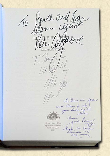 Little by Little - signed A Centenary of the Royal Australian Army Medical Corps