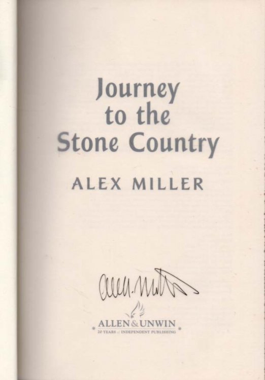 Journey to the Stone Country - signed