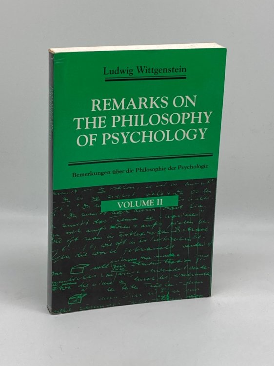 Remarks on the Philosophy of Psychology, Vol. II