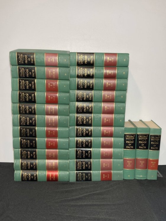 American Jurisprudence Proof of Facts, 30 Volume Set, 2d Series