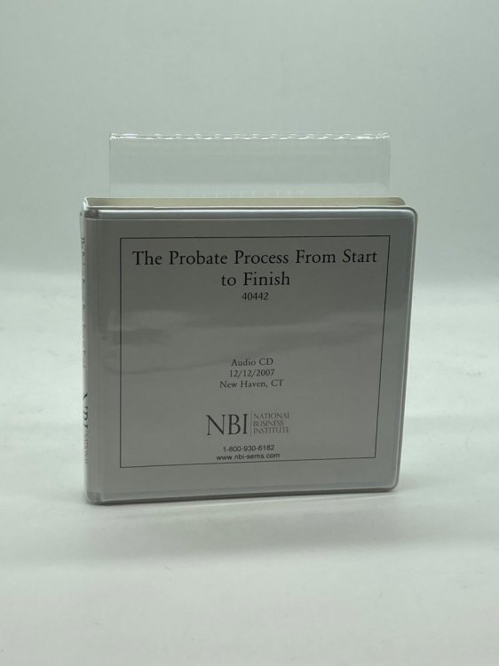 The Probate Process Start to Finish (5 CDs)
