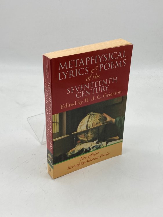 Metaphysical Lyrics and Poems of the Seventeenth Century Donne to Butler